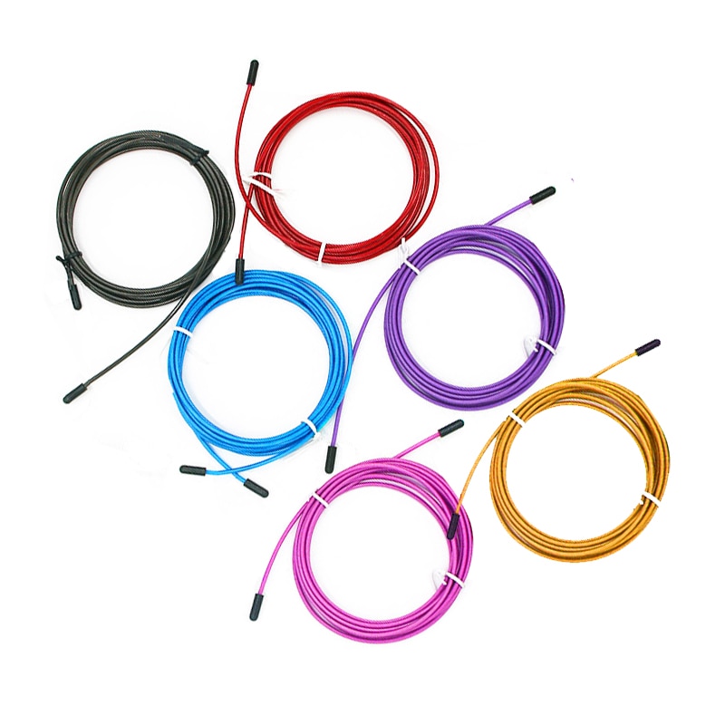 2.8m Steel Wire for Jump Ropes Fitness Crossfit Spare Rope Replaceable Wire Cable Metal Speed Wire Skipping Rope Accessories