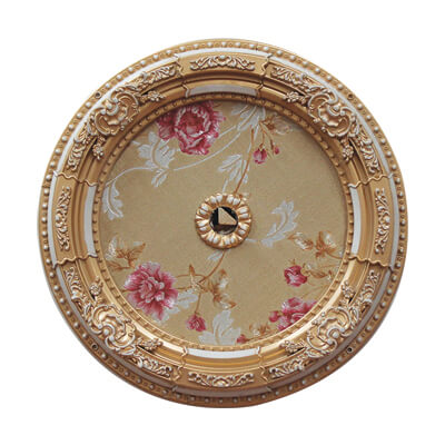 Decogold 60 cm okrągły pałac sufit pępek sufit akcesorium brązowy dekoracyjny sufit