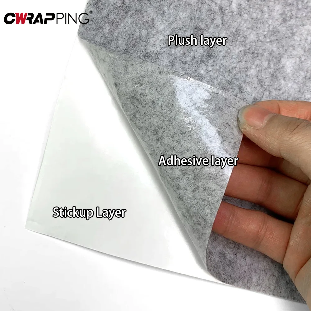 Selvklebende filt til bil, universal, trimmbar, interiørteppe, beskyttende filt, møbler, klorebrett til katter, biltilbehør