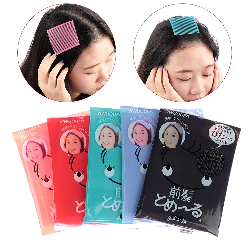 Vaste Haar Sticker Clip Pony Vaste Naadloze Magic Pasta Berichten Magic Tape Fringe Hair Bang Patch Front Haar Sticker hairclip