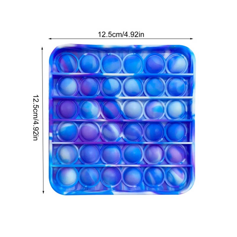 Push Bubble Fidget Zintuiglijke Speelgoed Autisme Speciale Behoeften Stress Reliever Kids Adult Antistresse Speelgoed Popit Fidget Speelgoed Eenvoudige Kuiltje