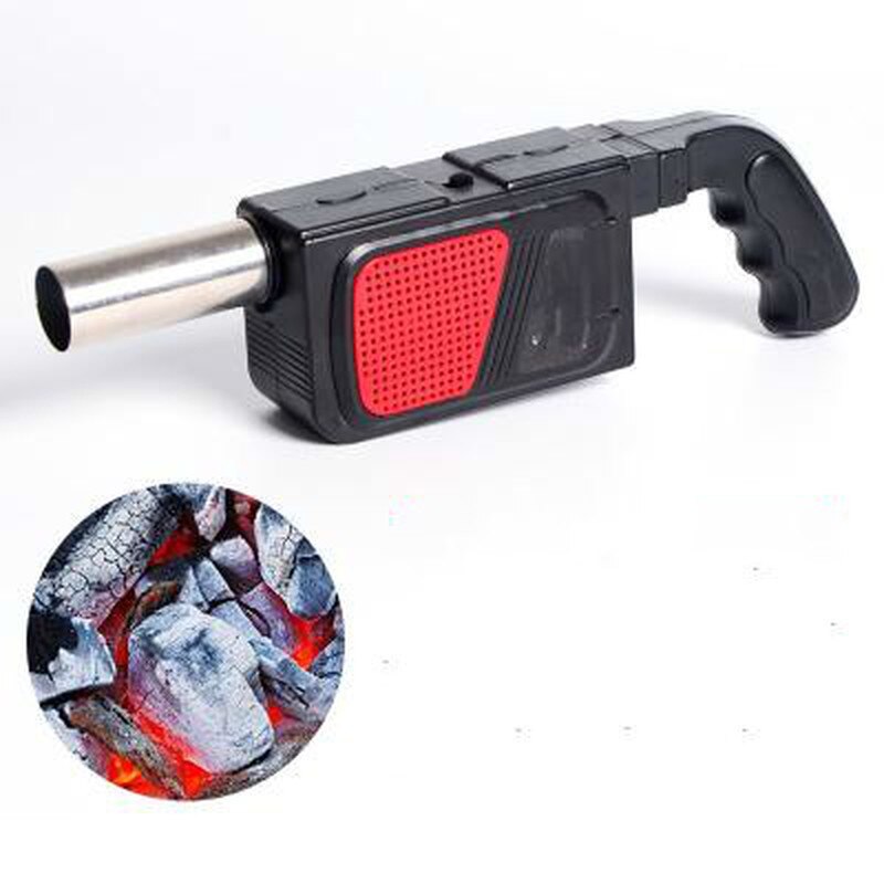 Soplador para barbacoa manual de alta potencia, equipo de hierro con manivela manual para exteriores, accesorios para fuego pequeño para el hogar YHJ121301