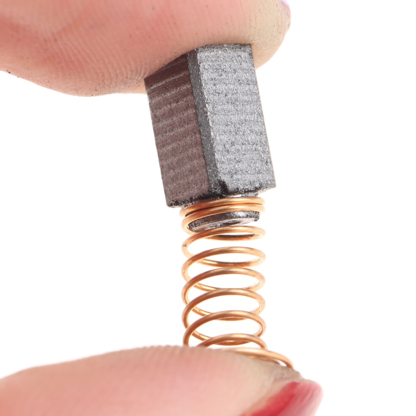 10 pièces Mini perceuse carbone brosses pièces de rechange pour moteurs électriques Dremel outil rotatif 5x5x8mm