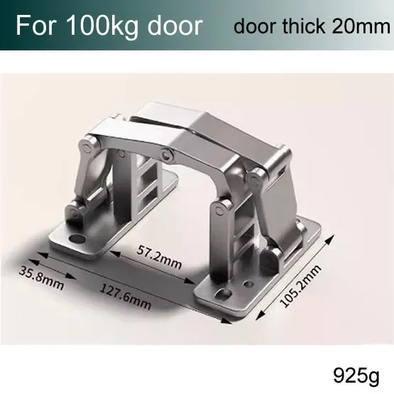 Stone door hinge Fire hydrant heavy-duty invisible door concealed door stainless steel folding hinge fire box: black