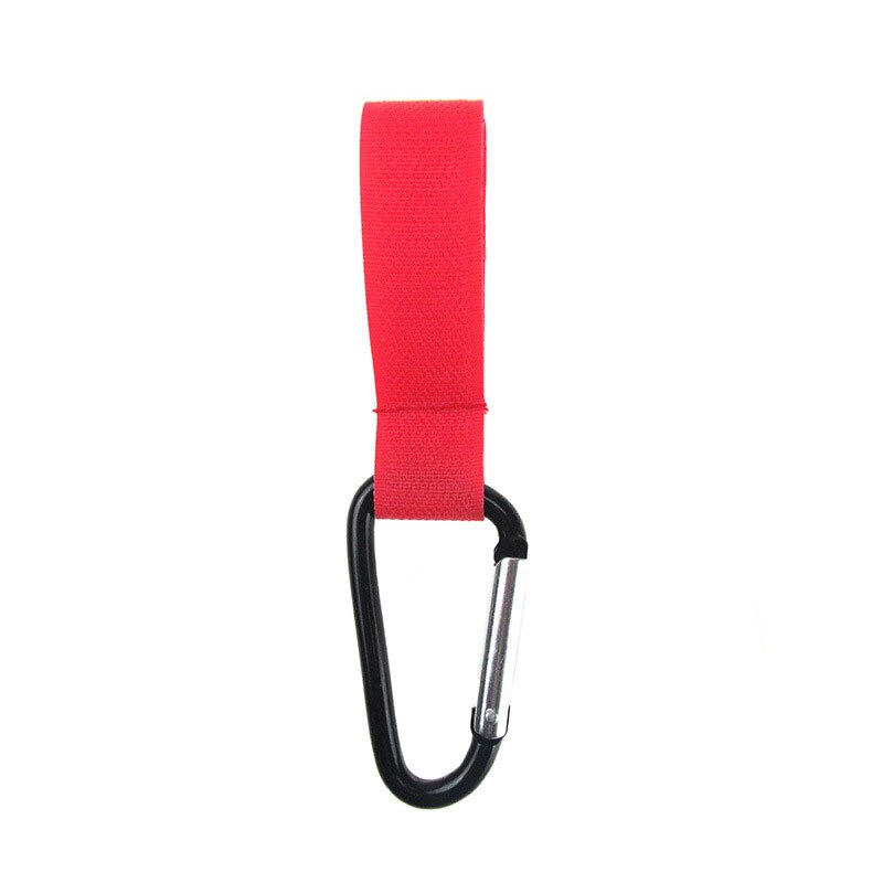 1 Pcs Kinderwagen Kinderwagen Haken Einkaufstasche Clip Baby Kinderwagen Zubehör Bequem Haken Auto Hängen Strap Baby Wagen: Rot