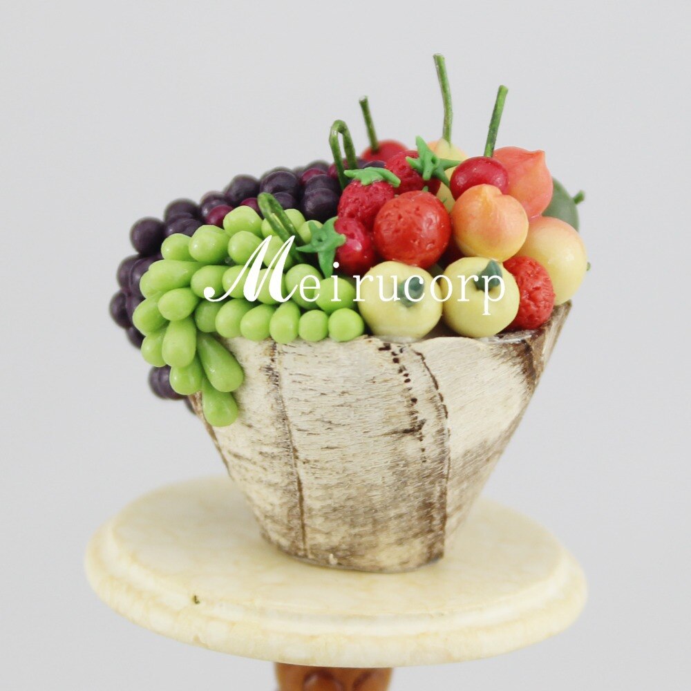 fineDollhouses 1:12 scale Mini flower fruits