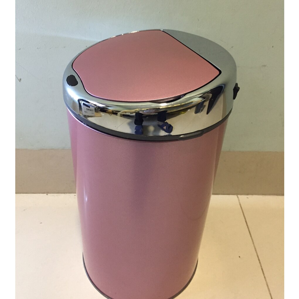 Stainless Steel Auto Open/Close Garbage Can Sensor Trash Bin Recycling Container Battery Power with Inner Bucket