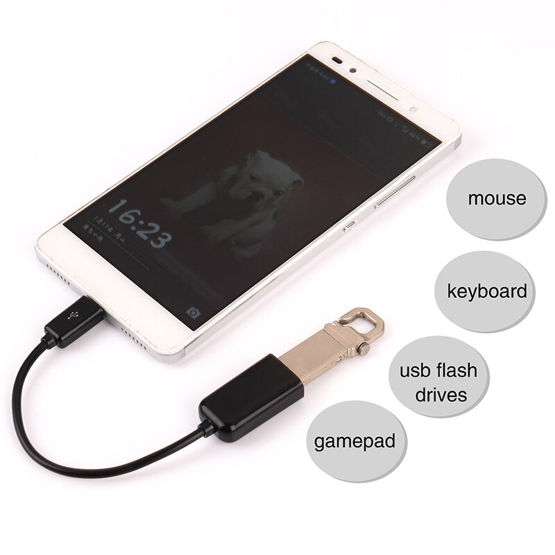1Pc Micro Usb Otg Datakabel Micro Usb-Man-vrouw Adapter Voor Samsung Htc Android Huawei Xiaomi toetsenbord