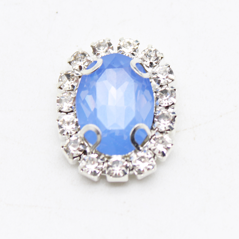 Gorąca sprzedaż 10 sztuk/partia 15*20mm RhinestoneResin galaretki kolor akcesoria do ręcznie wykonane nowe mody błyszczące Cabochon...: 2