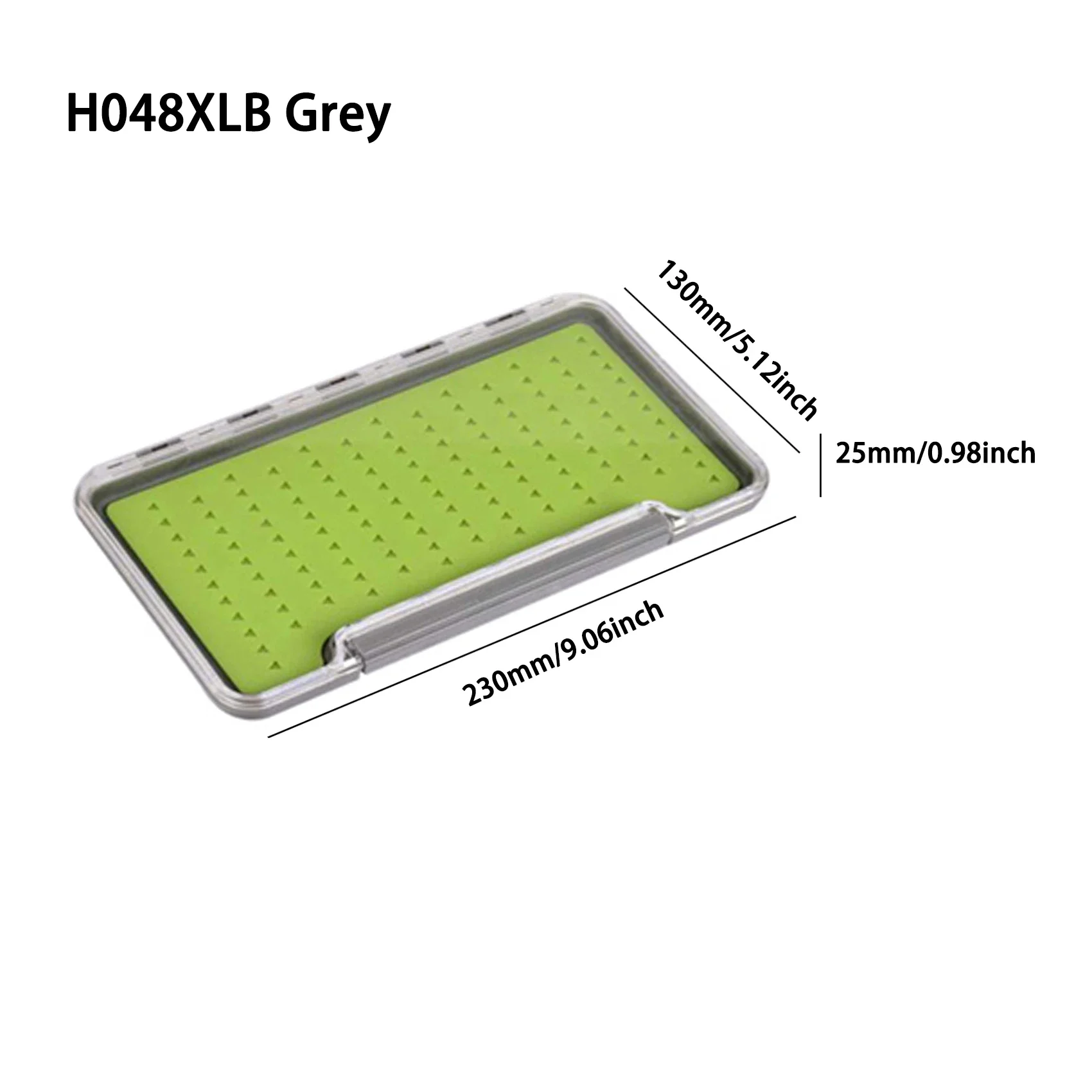 Aventik Waterproof Fly Box Flies Storage Box Silicone Pad Transparent Portabale Fishing Box: WHITE