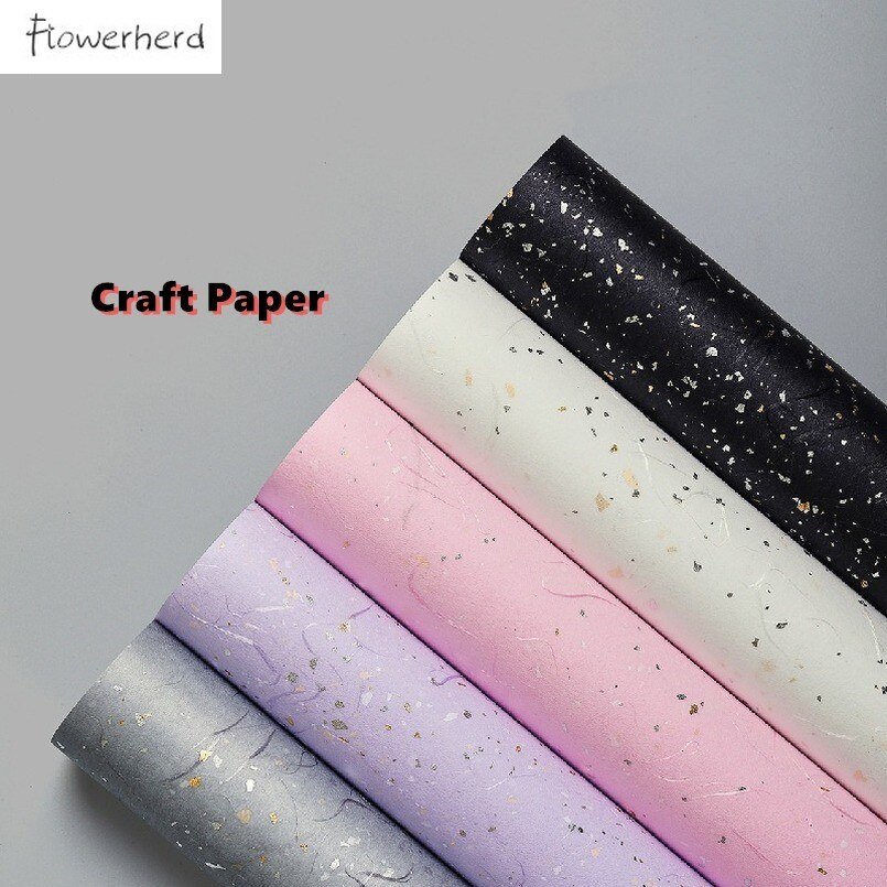 10pcs/lot Sequin Tissue Paper Gold Silver Wine Clothing Packing Flower Wrapping Paper Packaging Craft Paper Scrapbook Paper