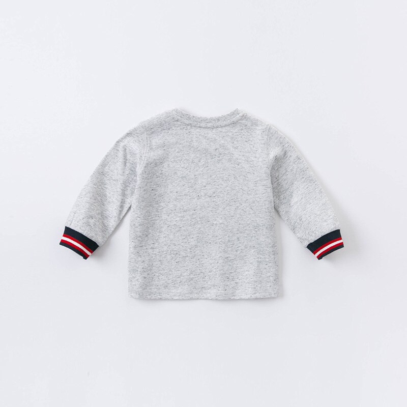 DBA14676 dave bella autunno del bambino dei ragazzi bello del fumetto a strisce T-camicia per bambini ragazzi dei capretti di modo di modo magliette