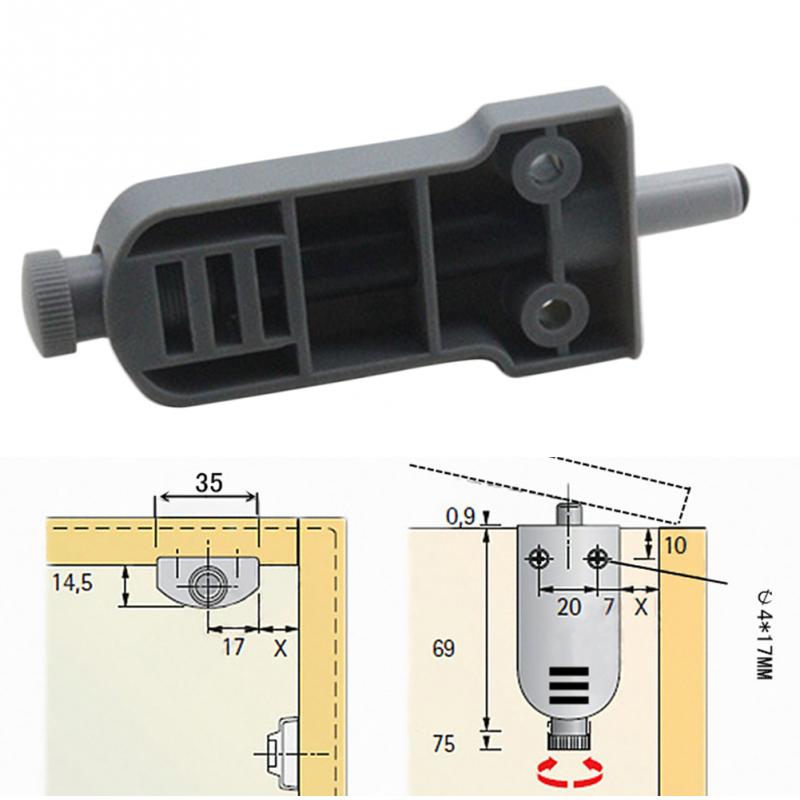 Buffer Enhanced Buffer Heavy Dampers Anti-collision Anti-noise Mute Wardrobe Cabinets Door Stopper Accessory silence