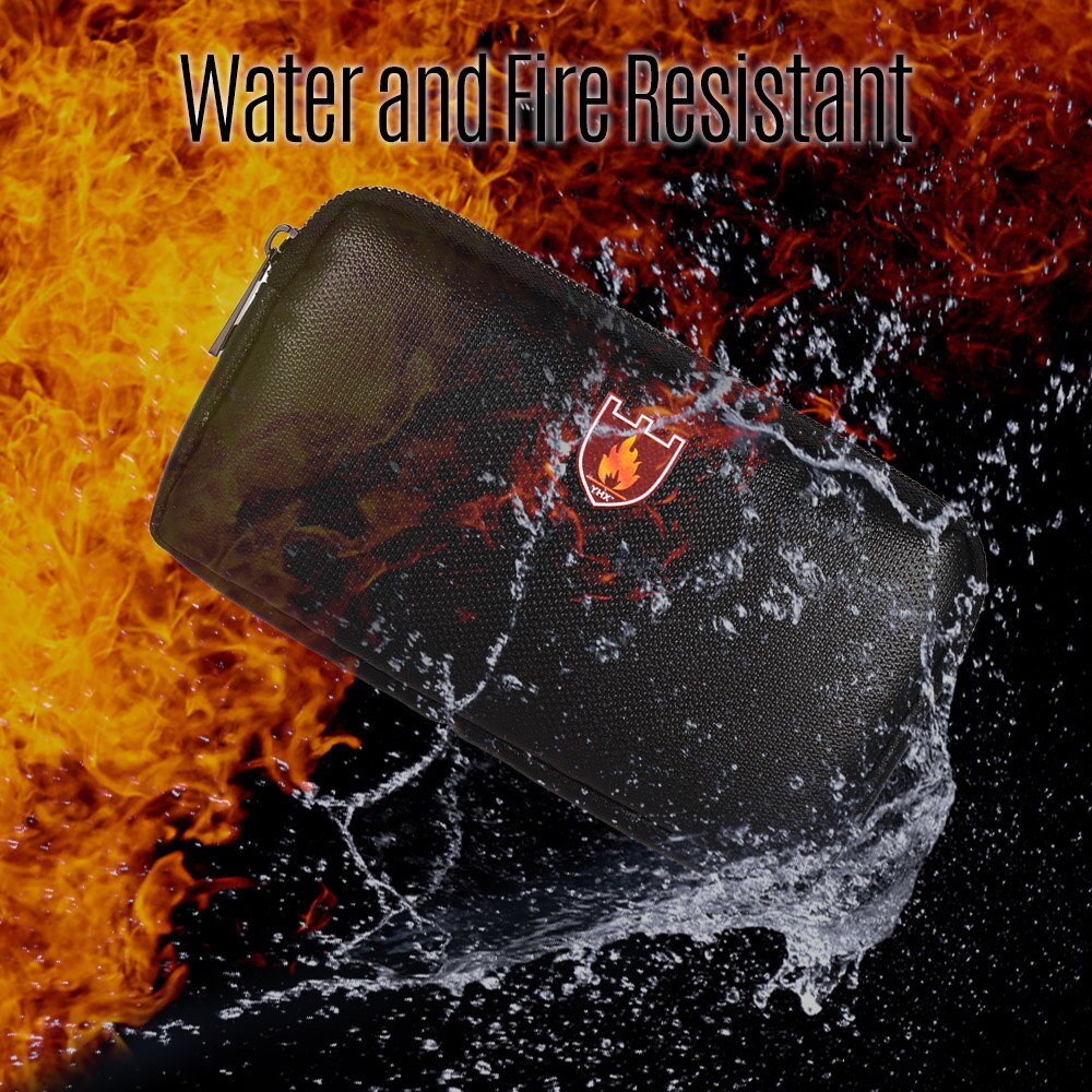 Draagbare Veilig Organizer Brandwerende Tas Waterbestendig Carrying Box Opbergzakken Rits Sluiting voor Elektronische Producten