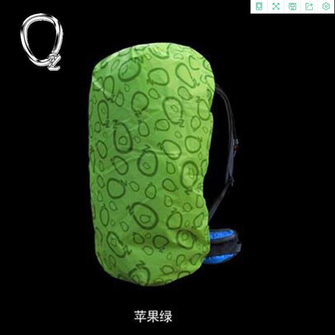 High-oxygen rain shelter S (35-48 l) Outdoor rain shelter dust shelter mountain rain shelter: Green