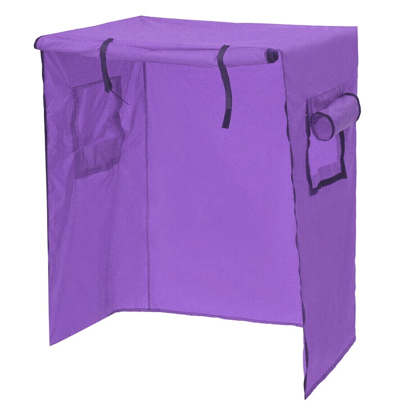 Cubierta de jaula para aviario de loros, atrapamoscas de semillas, bolsa protectora impermeable, protección ligera, accesorios para jaula de pájaros, suministros para aves: Morado