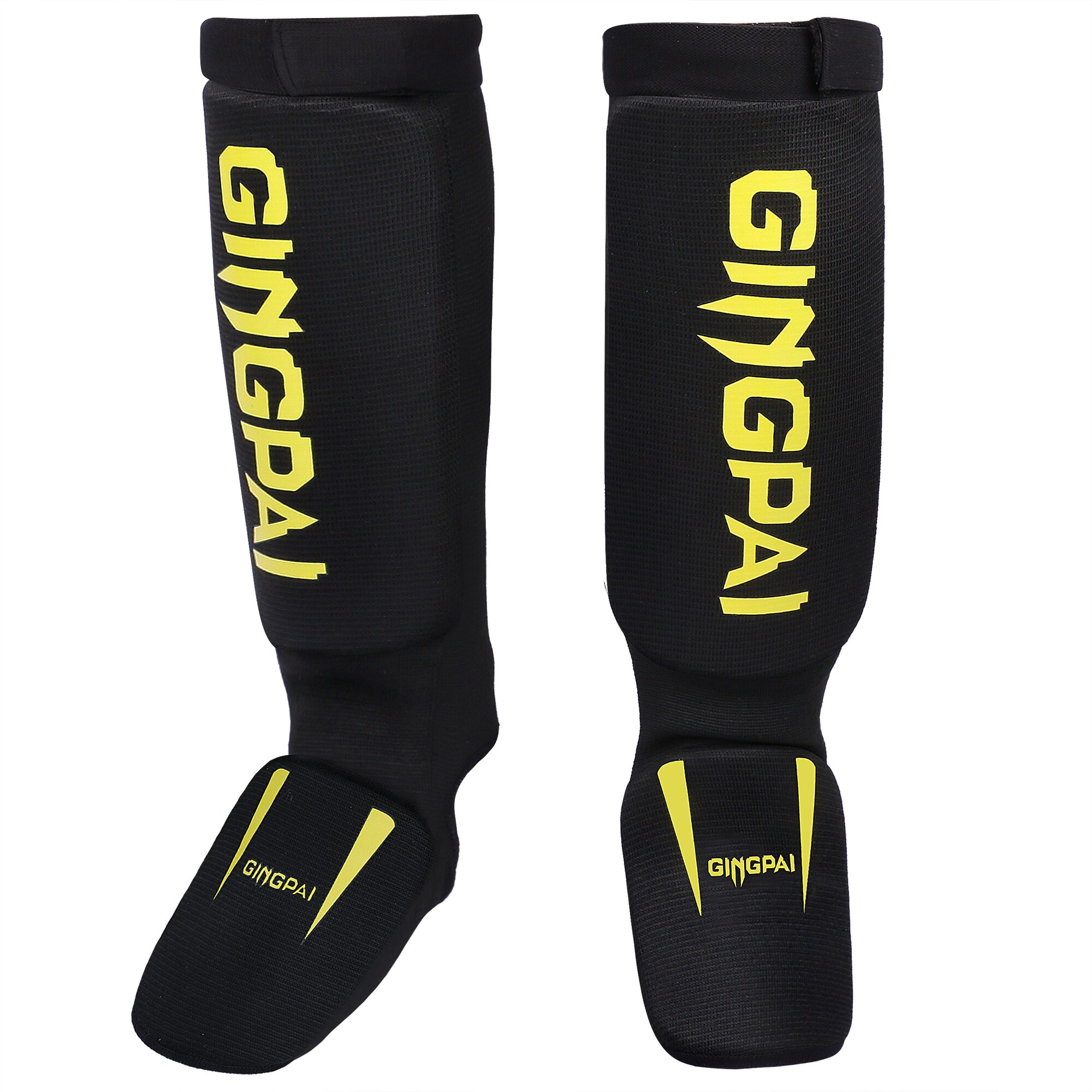 Espinilleras de boxeo de algodón, protector de tobillo para empeine MMA, protección para los pies, almohadilla de kickboxing TKD, protectores de soporte para piernas para entrenamiento Muaythai: S / Borgoña
