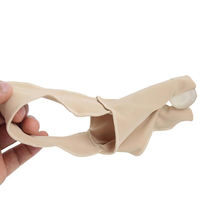 Calcetines correctores de juanete de nailon elástico, Protector de Hallux Valgus, separador de dedos, suministros ortopédicos, herramienta para el cuidado de los pies, 2 uds.