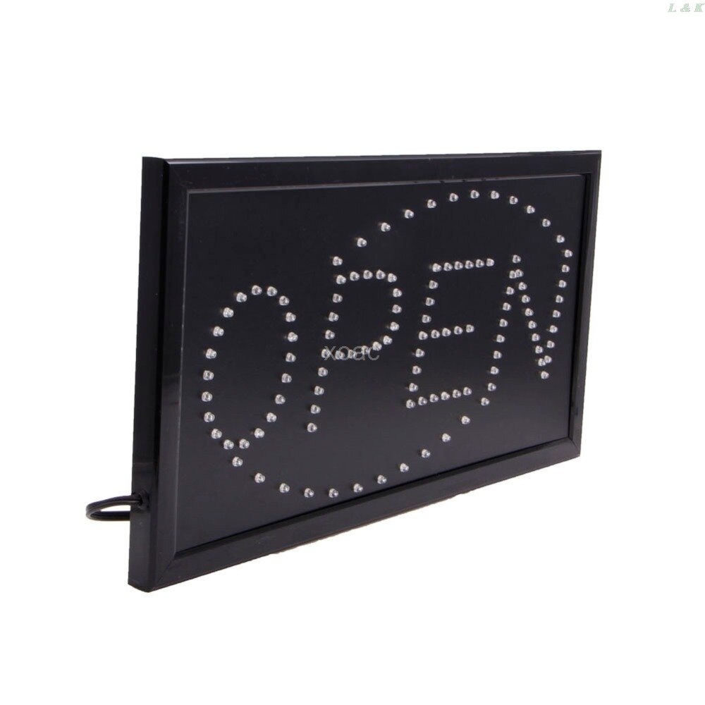 Bright Animated Motion Running Neon LED Business Store Shop OPEN Sign with Switch US plug M04