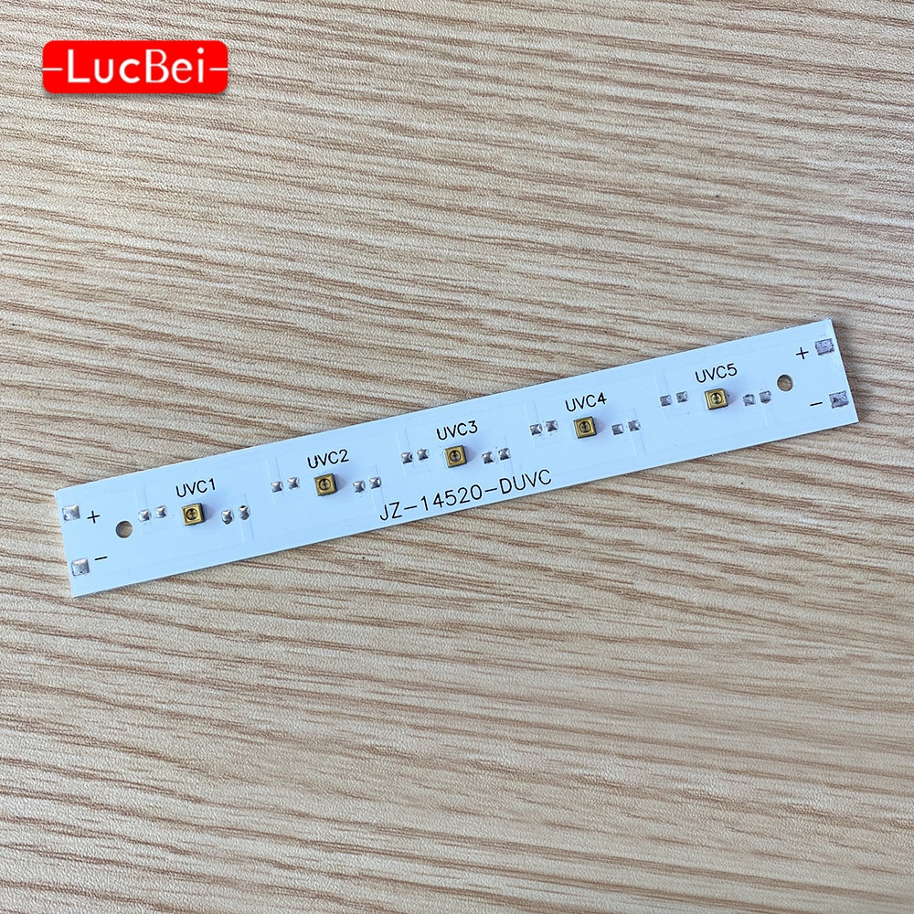 6V 275nm 5W Uvc Led Module Voor Uv Lamp Sterilisator Uvc Diepe Violet Ultraviolet Licht Voor sterilisatie