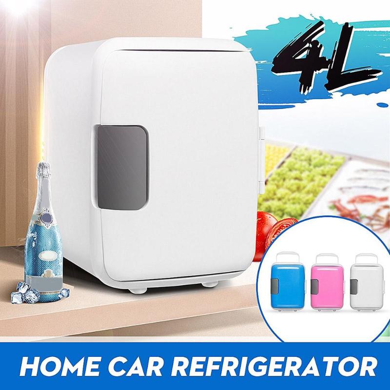 Nevera portátil de 4 litros para coche, refrigerador para coche, 12V, calentador, piezas universales para vehículo