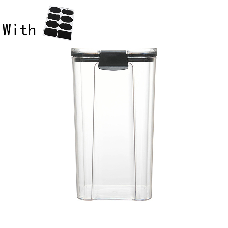 Kitchen Organizers for Pantry Storage Containers Kitchen Fridge Organizer Jars With Lid Plastic Storage Container Spices Boxes: 1300ml