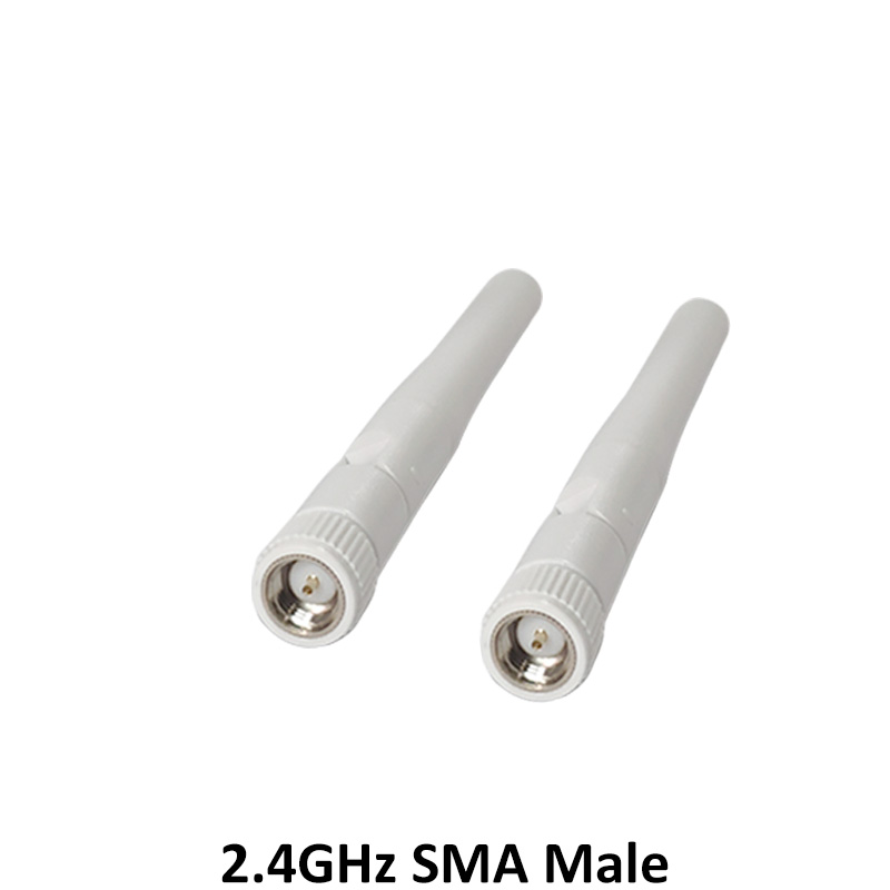 2.4GHz WIFI Antenna 2dBi-3dbi Aerial SMA Male connector wi fi antena 2.4 ghz antenne wi-fi White for Wireless Router antenas