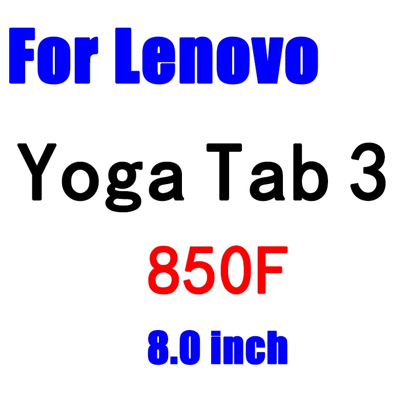 Protector de pantalla de vidrio templado para tableta Lenovo Tab 4, 10, 8 plus, TB-X304L, TB-X304F, TB-X704L, 3, 710L, 850F, Yoga Tab, X90, X90F