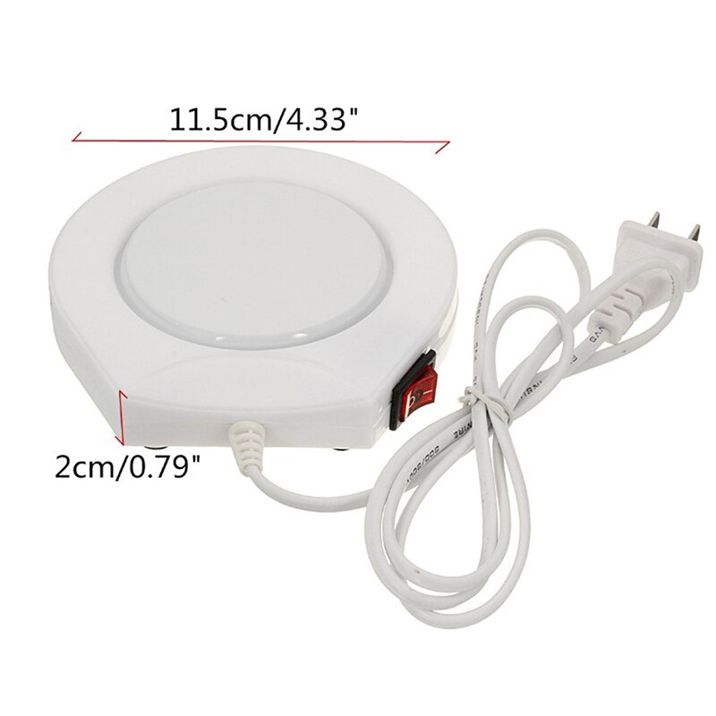 Warmer Heater Pad Elektrische Aangedreven 220V Witte Elektrische Aangedreven Cup Warmer Heater Pad Koffie Thee Melk Mok Kantoor Keuken huis