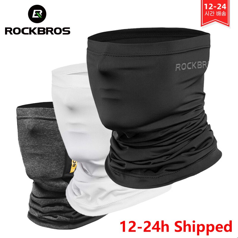 ROCKBROS Cycling Absorb Sweat Riding Scarf Bike Summer Bandana Face Scarf Neck Gaiter Bicycle Sun Protection Sport Face Mask