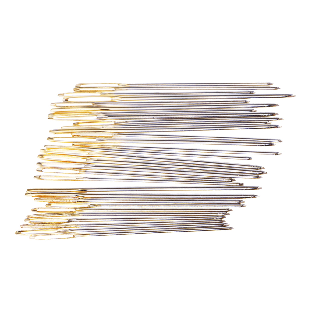 60Pcs Stitch Needles Hand Embroidery Needle Large Eye Size 22 24 26