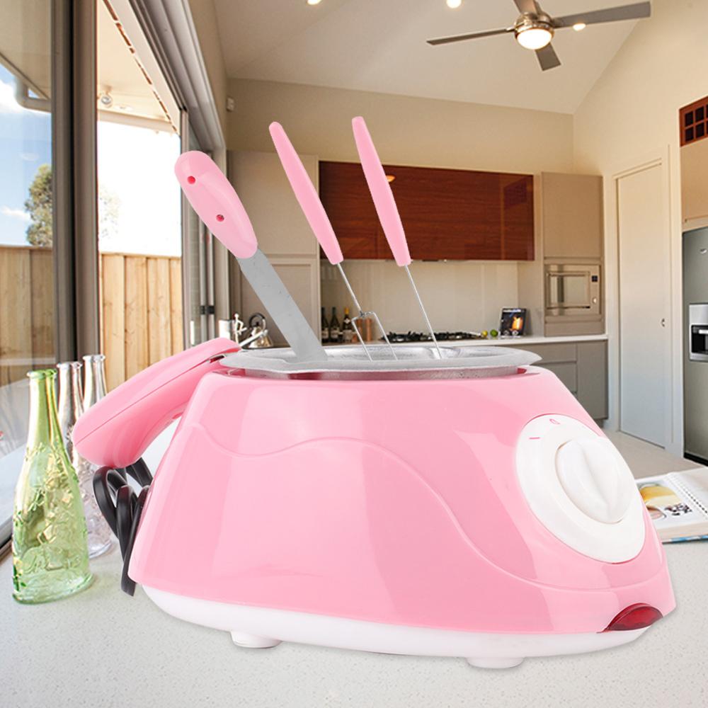 Non-stick mat husholdningsapparater elektrisk chokolade smeltedigel chokolade maskine (eu stik 220v)  cupcake dekoration
