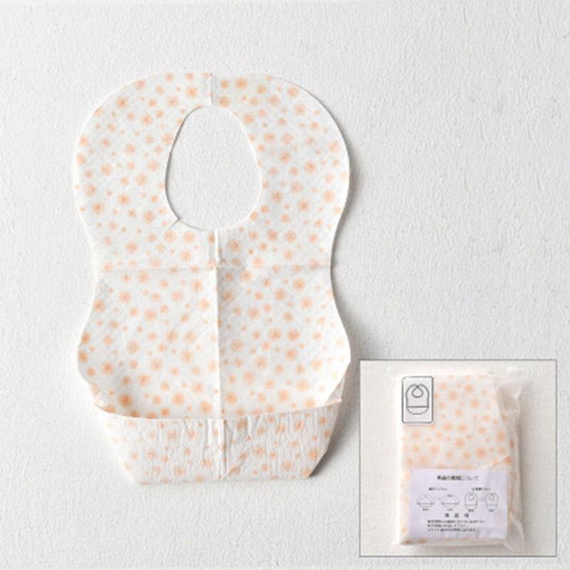 Bavoirs jetables imperméables pour bébés, 10 pièces: Flower