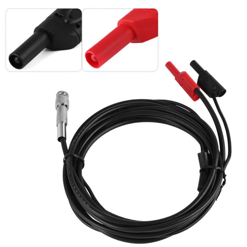 Hantek  ht30a bnc til dobbelt bananhode testlinje auto testledninger adapterkabel 3m