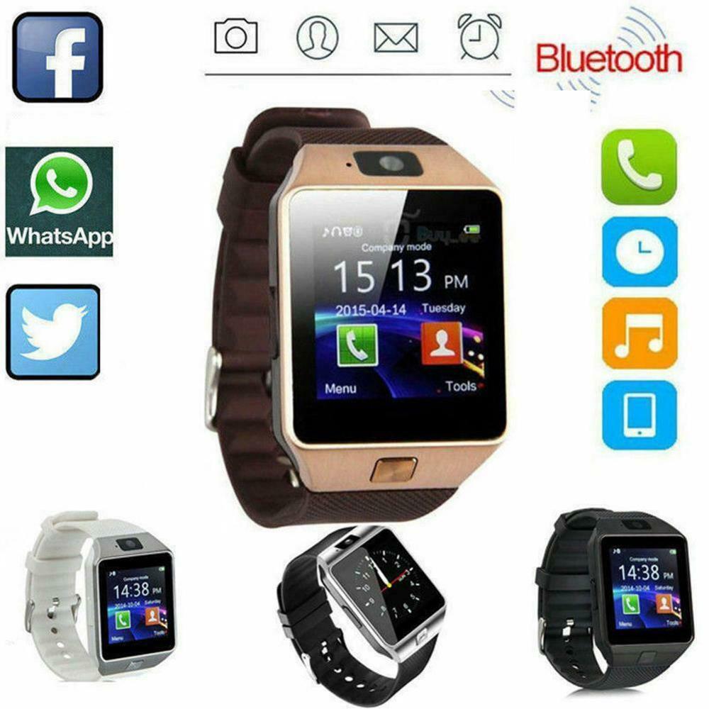 Digitale Touch Screen Smart Horloge DZ09 Q18 Met Camera Bluetooth Horloge Sim-kaart Smartwatch Voor Ios Android Telefoons Ondersteuning