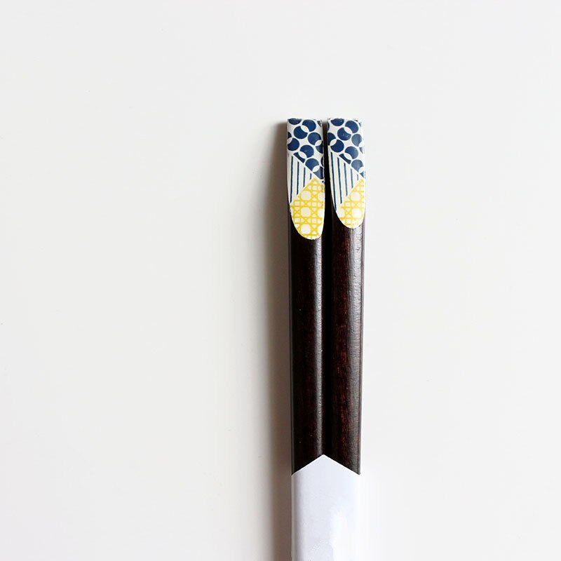 Vacclo 1 Pair Wood Sharp Chopsticks Nail Household Beautiful Sakura Rice Tableware Kitchen Restaurant Hotel Accessories