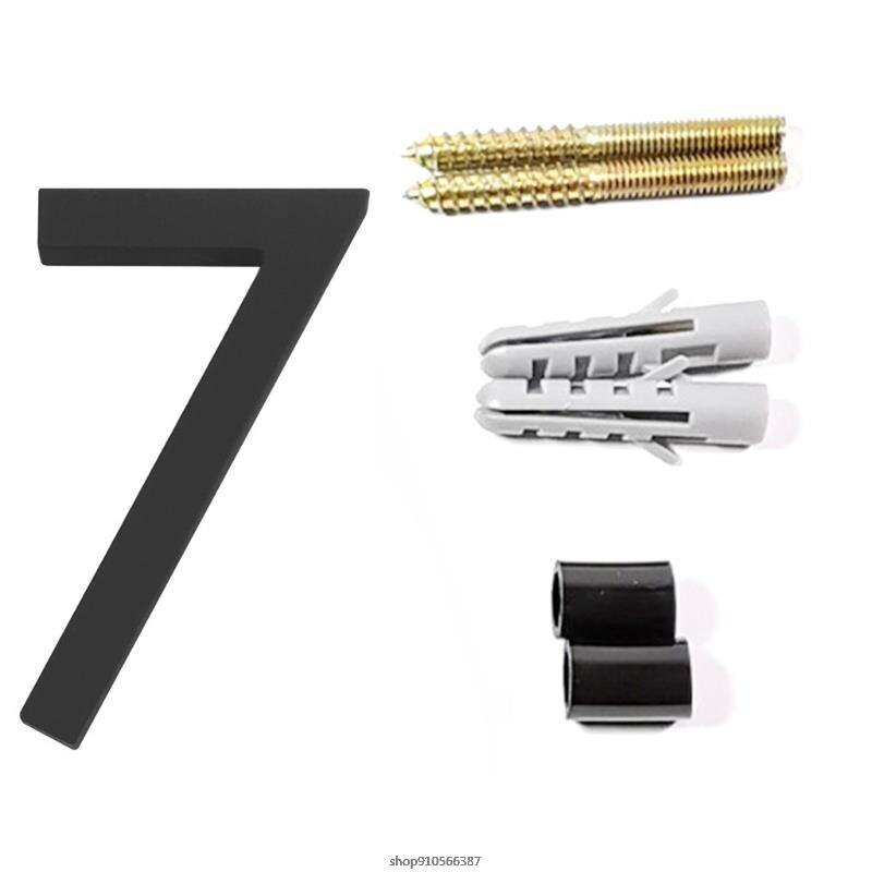 Floating House Number Modern House Numbers Visibility Signage for Home Address | Floating Mount or Flush Mount se3