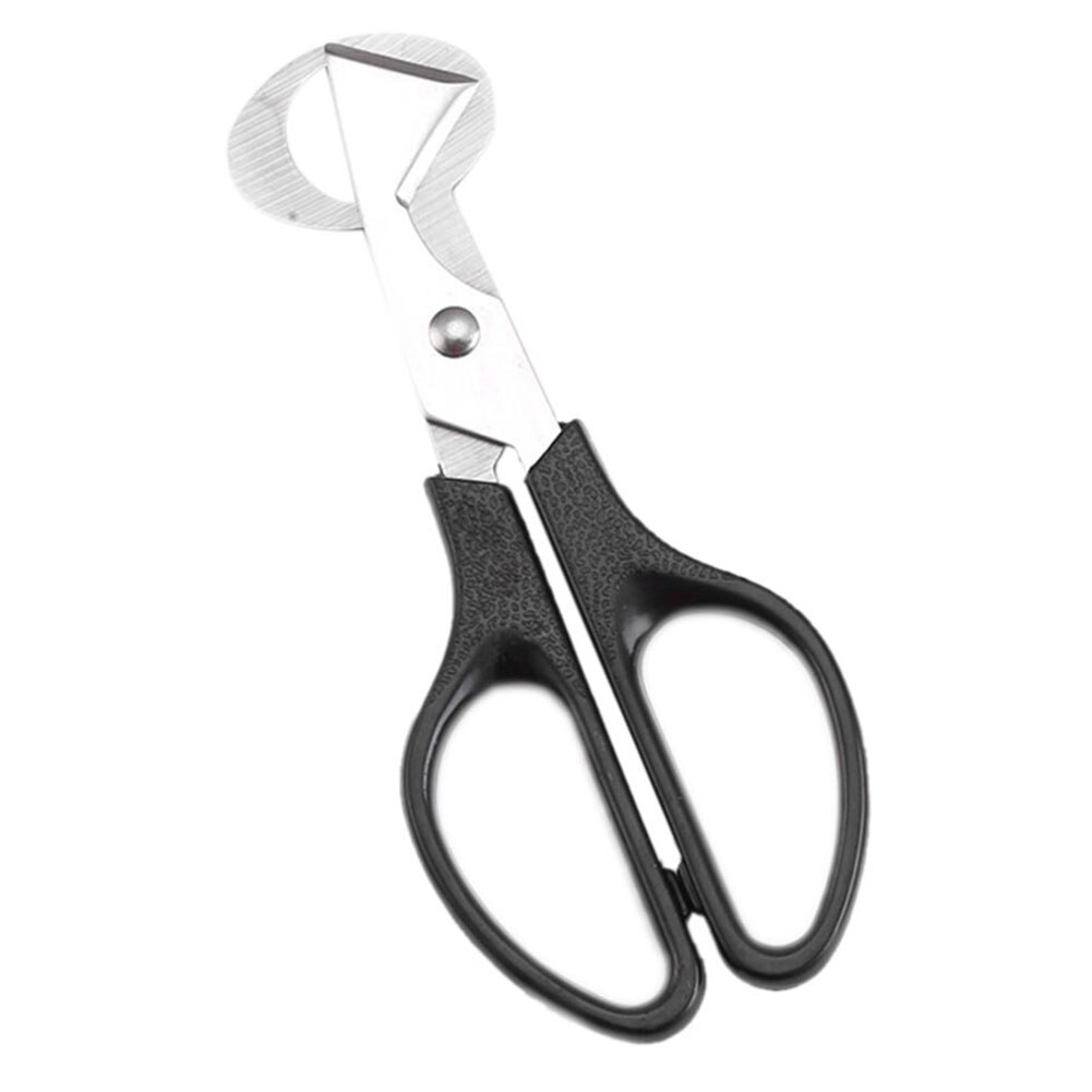 Ciseaux à œufs de caille en acier inoxydable, coupe-œufs, ouvre-cigare, coupe-lame, outil de craquelage pour la maison, fournitures de cuisine: Black