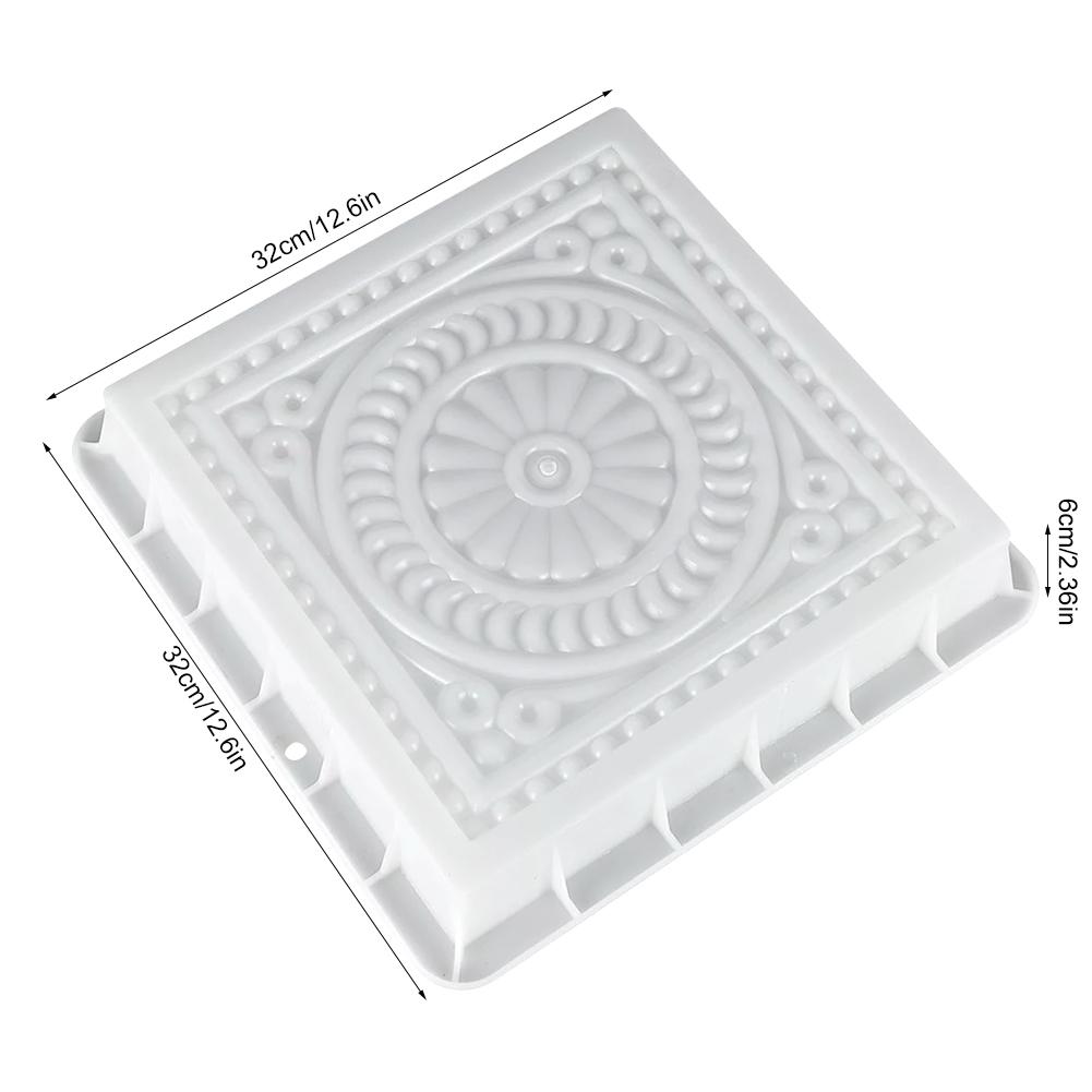 De fabricación de plástico pavimento DIY molde casa jardín piso camino moldes de hormigón de piedra, ladrillo camino molde edificios ACCESORIOS Herramienta camino molde