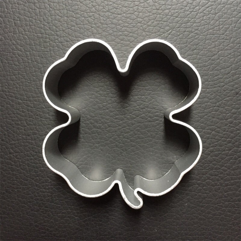 Aluminium Legering Klavertje Vier Vorm Cookie Cutter Cakevorm