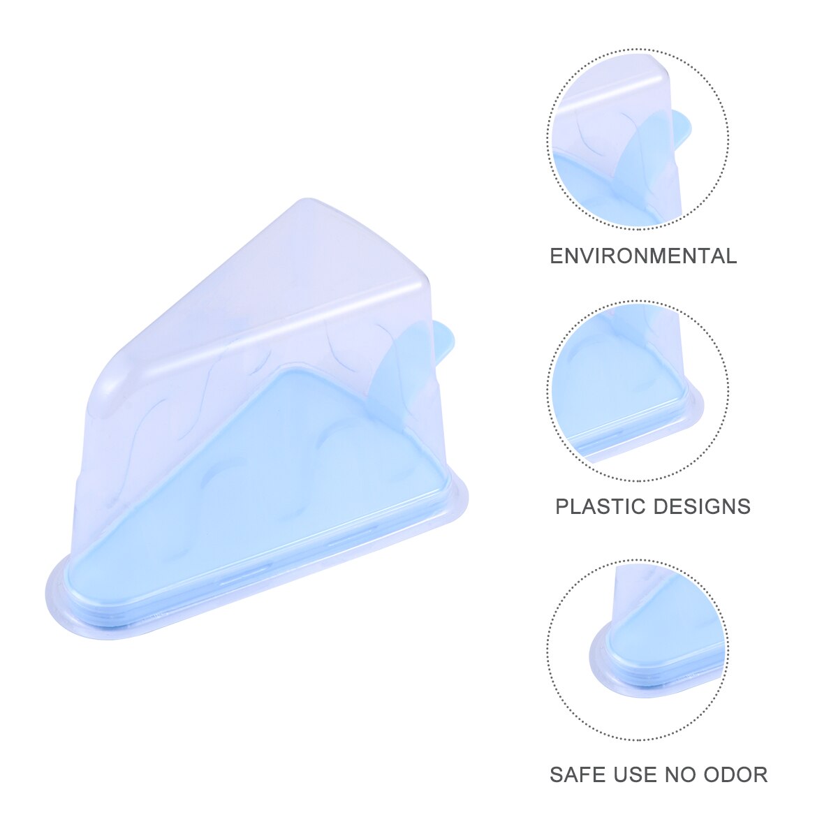 20pcs Exquisite Dessert Packaging Box Small Triangle Cheesecake Box Slice Cake Container Triangle Pie Holder Baking Accessories