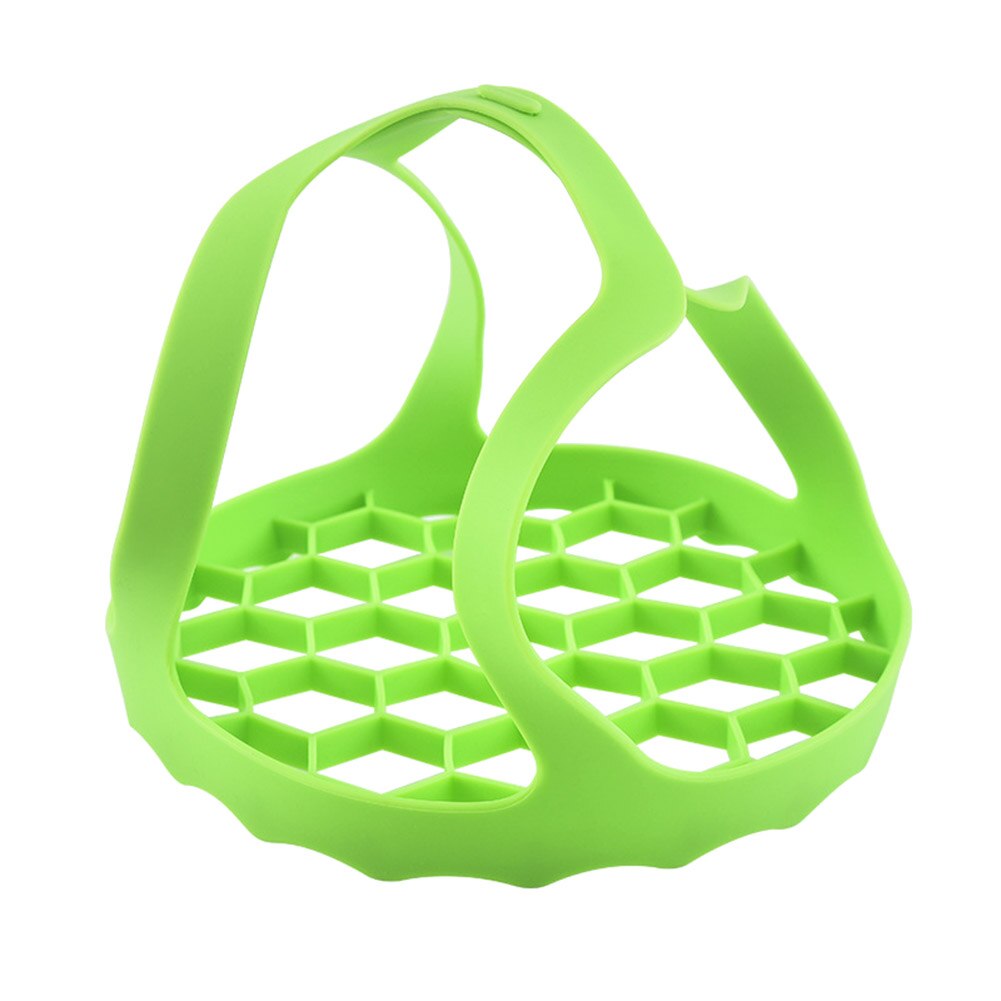 Kitchen Accessories Microwave Silicone Cheesecakes Egg Steamer for Cooking Food Steamer Basket Steam Tray Kitchen Gadgets: Green