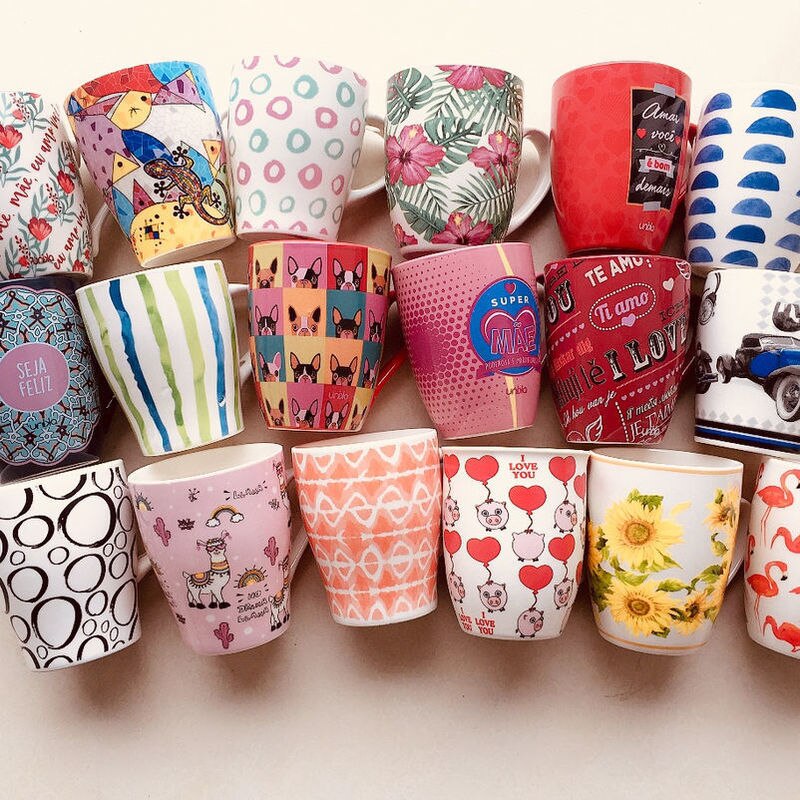 Kreative Keramik Tasse Milch Kaffee Tasse Neue Schüler Tasse Büro Tasse Paar Tasse Becher Gelegentliche Tassen und becher Becher Coffe becher Einhorn Becher