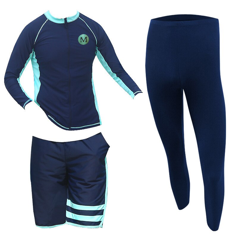 Women's 5pcs/set Long Sleeve Zip Up Rash Guards UPF 50+ Baselayer Skins Performance Fit Compression Rash Guard Men's Full Body