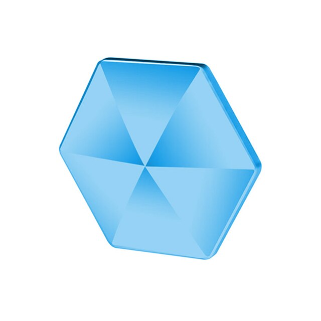 Flipo Flip Decompression Artifact Finger Flipperr Stick Toy Desktop Adult Surprise Pocket Desk Material Toys: Hexagon Blue