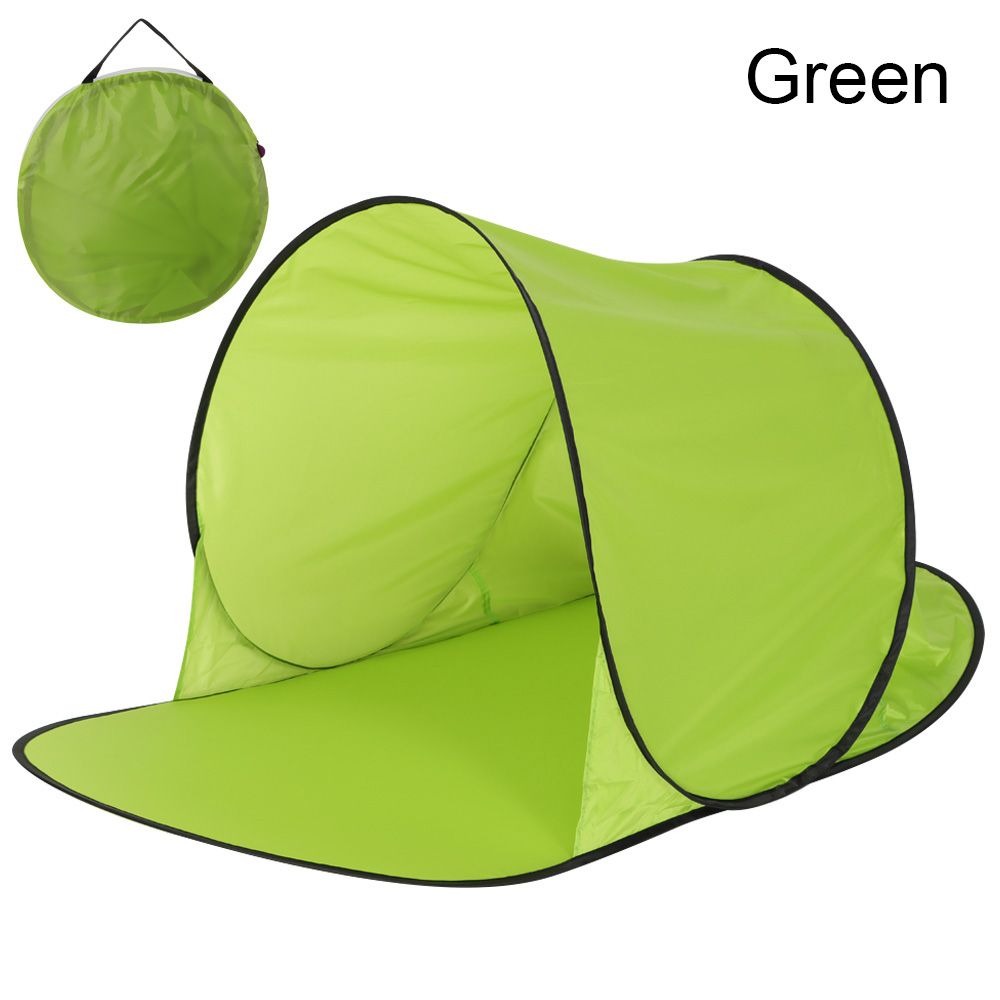 Tragbares Pop-up-Strand zelt Camping zelt Schatten Sonnenschutz UV-Schutz Camping zelt langlebige Polyester-Pa-Beschichtung Wanders chutz: Brown