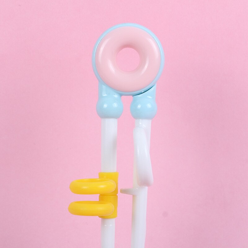 Cute Chopsticks for Kids Cartoon Learning ChopSticks Reusable Finger Positioning Training Chopsticks Children Tableware Set: F
