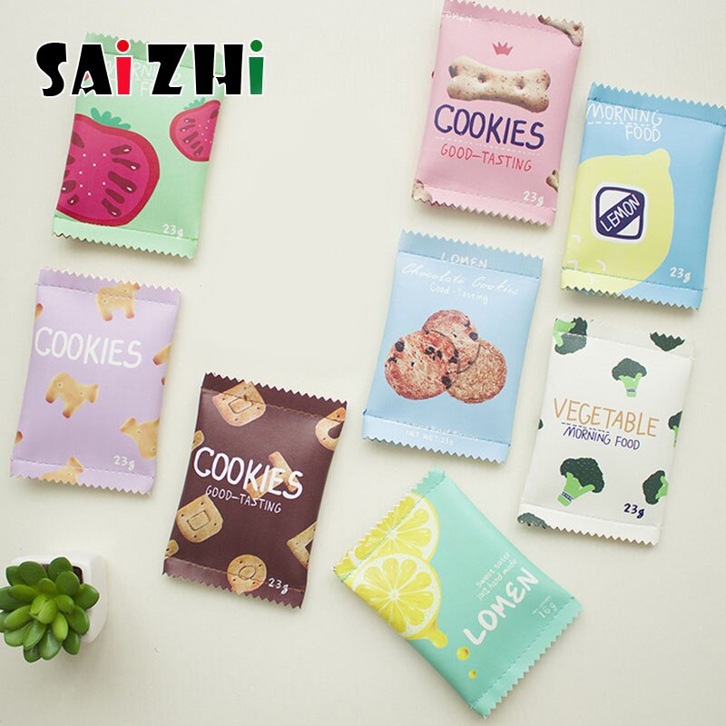 Saizhi Mode Voor Vrouwen Meisjes Leuke Mode Snacks Coin Mini Moneychange Pouch Sleutelhanger