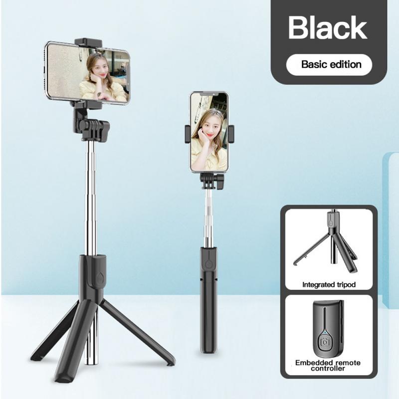 4in1 Wireless Bluetooth Selfie Stick LED Ring Light Extendable Handheld Monopod Live Tripod Bluetooth Fill Light Selfie: 01