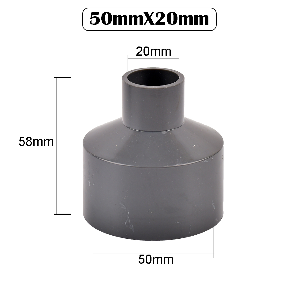 20/25/32/40/50mm Tuinirrigatie Slangkoppelingen PVC Rechte Reducer Fittings Water buis Aquarium Adapter: Blauw